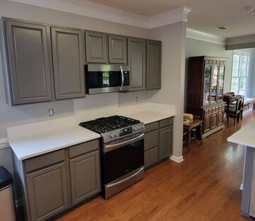 Before & After Kitchen Cabinet Painting in Atlanta, GA (2)
